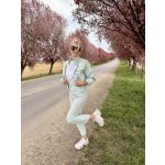 Mynth jacquard elegáns nadrág