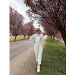 Mynth jacquard elegáns nadrág