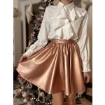 Goldie rozéarany műbőrszoknya