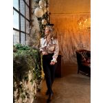 Brianna zsabós szaténblúz