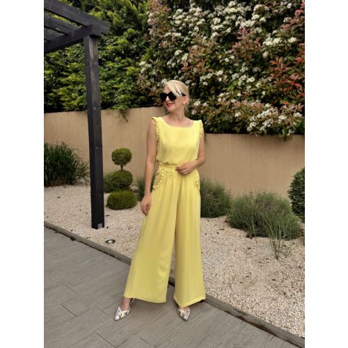 Lemon fodros palazzo nadrág