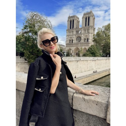 Noir buklé blézer //Párizs Kollekció//