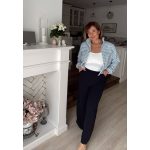 Blue-white csinos bomberkabát