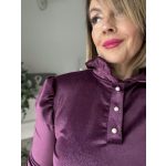 Purple bársony alkalmi felső 