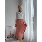 Peach szaténszoknya