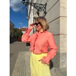 Peach csinos fodros blúz