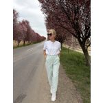 Mynth jacquard nadrág (gumis derék)