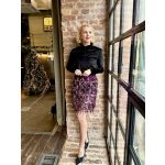 Purple flitteres miniszoknya