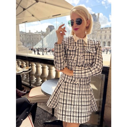 Florance kockás bukléblézer //Párizs Kollekció//