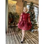 Burgundy csipkeszoknya