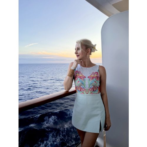 Mynth jacquard skort