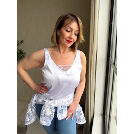 Blanche csipkés top