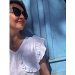 Flora fodros zsebes póló