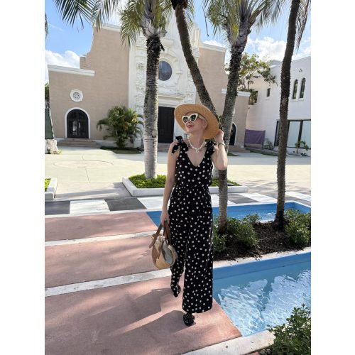 Dotty palazzo nadrág (fekete)