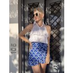 Dotty fodros top (fehér pöttyös tüllel) //prémium//