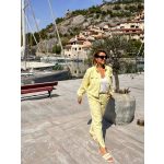 Lemon jacquard nadrág