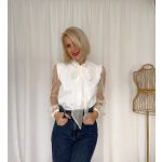 Blanche pöttyös tüllblúz 