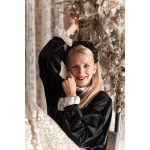 Luna bársony pulóver