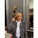 Chantal kockás bukléblézer //Párizs Kollekció//