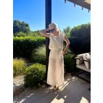 Jacqueline hímzett fodros top //prémium//